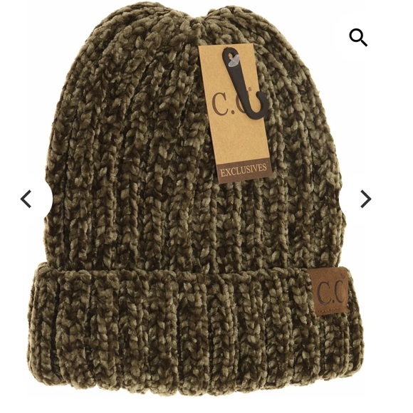 CC hat and scarf Olive NWT - Picture 7 of 13